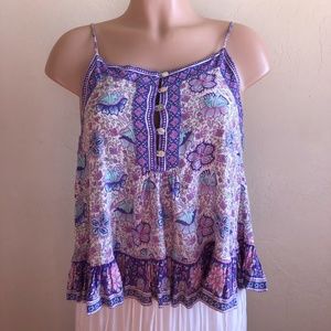 Spell Poinciana Cami in Lilac ~ S